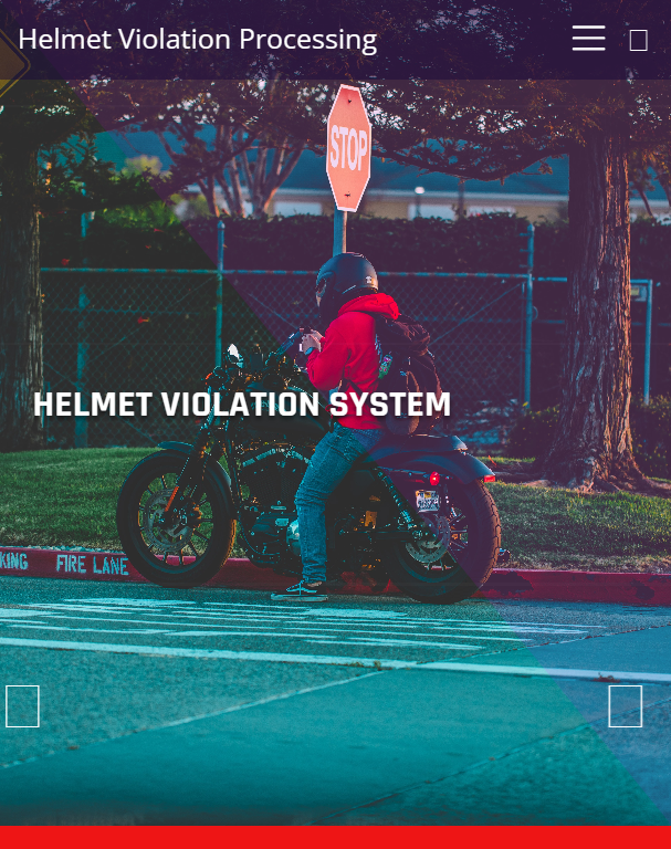 Helmet Violation System