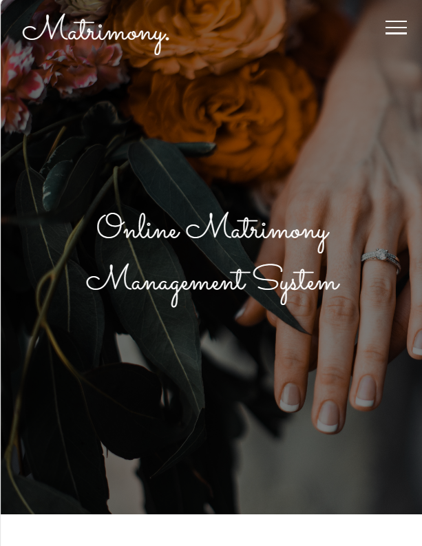 Online Matrimony System